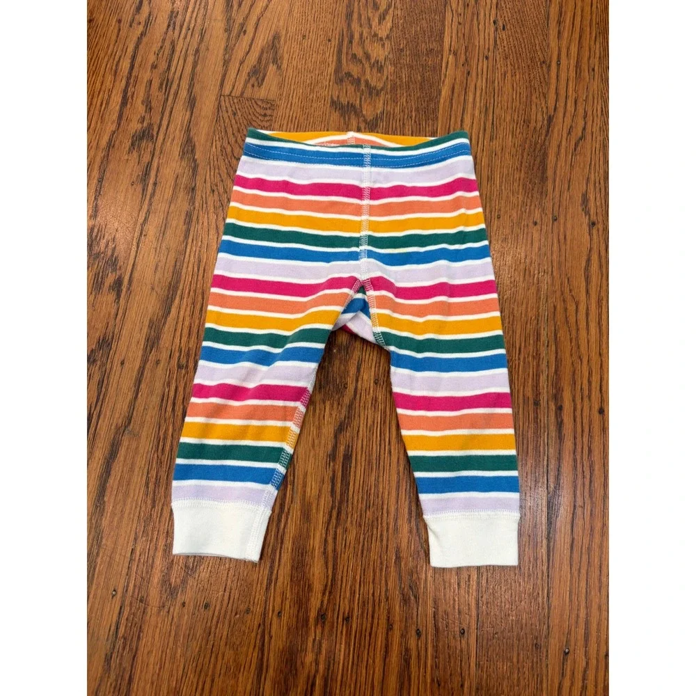 Hanna Andersson Rainbow Stripe Organic Cotton Pants Kids 12-18 Months 75cm
